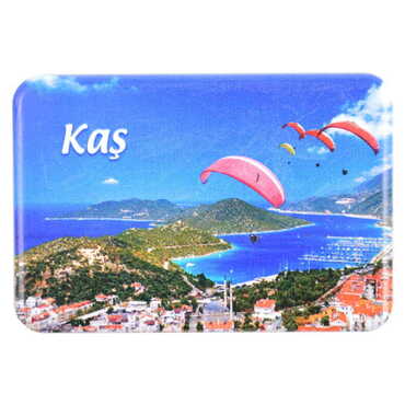 Kas Themed Customised UV Printed Plastic Base Rectangle Fridge Magnet 80x50 mm - 6