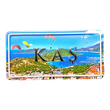 Kas Themed Embossed Pvc Oppression Fridge Magnet - 4