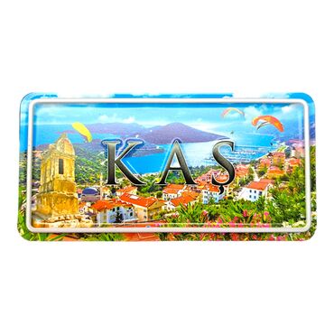 Kas Themed Embossed Pvc Oppression Fridge Magnet - 6