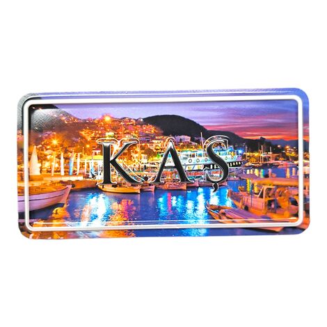 Kas Themed Embossed Pvc Oppression Fridge Magnet - 7