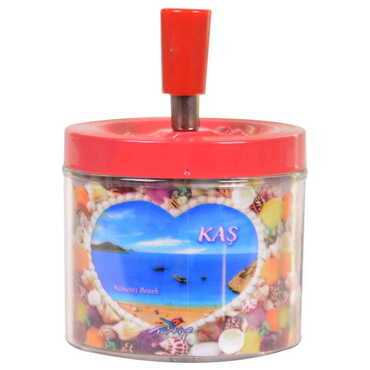 Kas Themed Metal Push Down Ashtray - 3