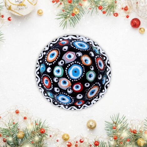 Wholesale 13 Cm Evil Eye Embossed Bowl - 1