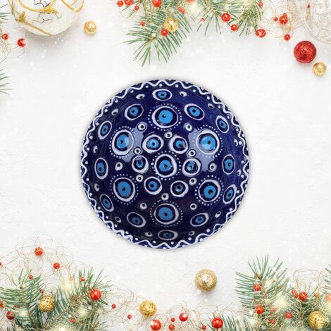 Wholesale 13 Cm Evil Eye Embossed Bowl - 5