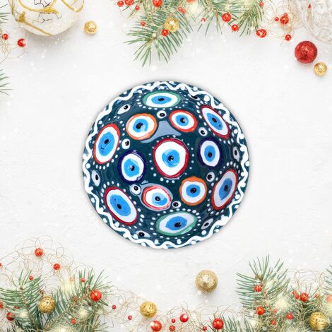 Wholesale 13 Cm Evil Eye Embossed Bowl - 6