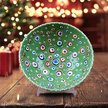 Wholesale 20 Cm Evil Eye Embossed Bowl - 6