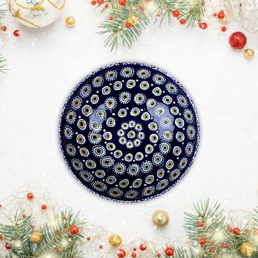 Wholesale 20 Cm Evil Eye Embossed Bowl - 16