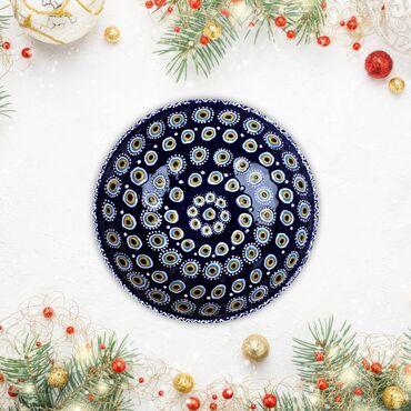 Wholesale 20 Cm Evil Eye Embossed Bowl - 13