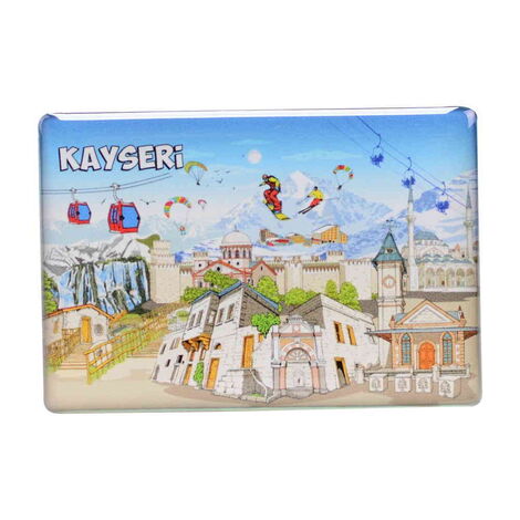 Toptan Kayseri Temalı Myros Dikdörtgen Magnet 80x55 cm - 16