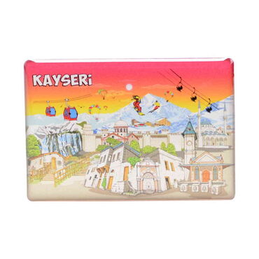 Toptan Kayseri Temalı Myros Dikdörtgen Magnet 80x55 cm - 32