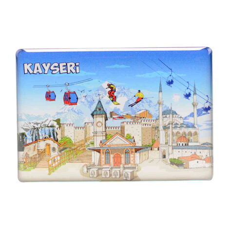 Toptan Kayseri Temalı Myros Dikdörtgen Magnet 80x55 cm - 33