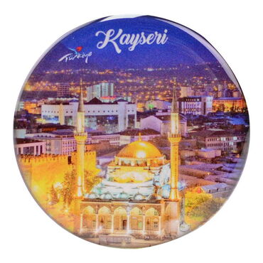 Toptan Kayseri Temalı Myros Yuvarlak Magnet 67 mm - 15