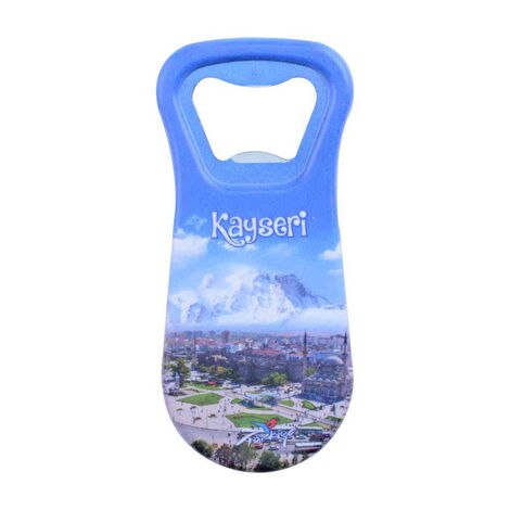 Toptan Kayseri Temalı Uv Baskılı Açacak Magnet 95x43 mm - 4