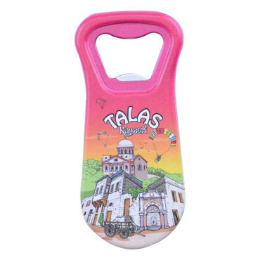 Kayseri Themed Customised Uv Printed Plastic Base Plastic Base Bottle Opener 95x43 mm - 5