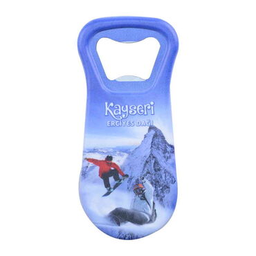 Kayseri Themed Customised Uv Printed Plastic Base Plastic Base Bottle Opener 95x43 mm - 7