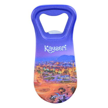 Kayseri Themed Customised Uv Printed Plastic Base Plastic Base Bottle Opener 95x43 mm - 8