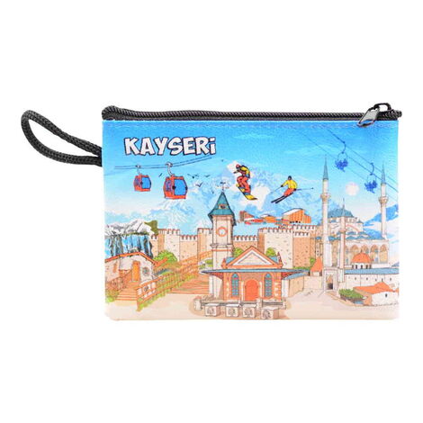 Kayseri Themed Turkish Woven Wallet 113x80x8 mm - 4