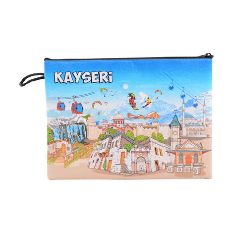 Kayseri Themed Turkish Woven Wallet 215x155x8 mm - 6