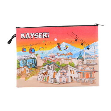 Kayseri Themed Turkish Woven Wallet 215x155x8 mm - 8