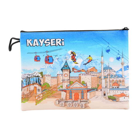 Kayseri Themed Turkish Woven Wallet 215x155x8 mm - 9