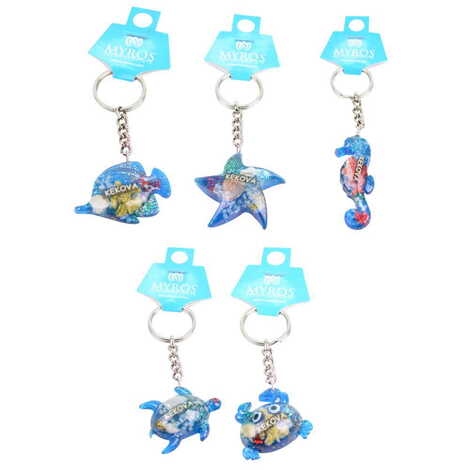 Kekova Themed Customised Transparent Polyester Keyring - 2