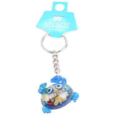 Kekova Themed Customised Transparent Polyester Keyring - 3