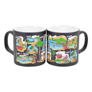 Kemer Region Themed Customised Serigraphy Printed Ceramic Mug 82x90 mm - 8