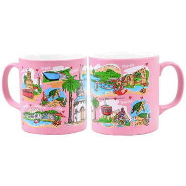 Kemer Region Themed Customised Serigraphy Printed Ceramic Mug 82x90 mm - 11