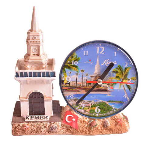 Kemer Regione Polyester Desktop Clock - 3