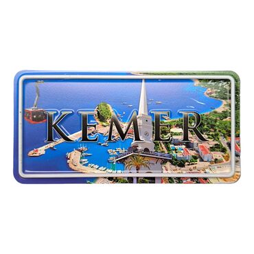 Toptan Kemer Temalı Kabartmalı Pvc Baskı Magnet - 19