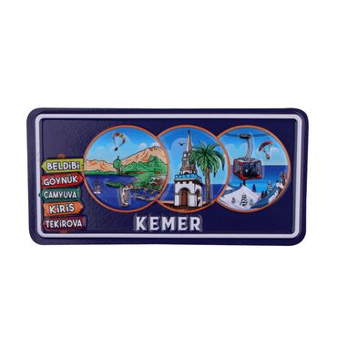 Toptan Kemer Temalı Kabartmalı Pvc Baskı Magnet - 7