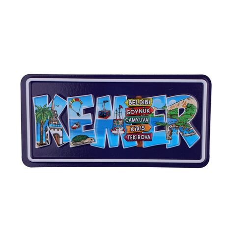 Toptan Kemer Temalı Kabartmalı Pvc Baskı Magnet - 4