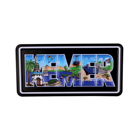 Toptan Kemer Temalı Kabartmalı Pvc Baskı Magnet - 3