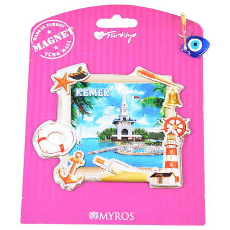 Toptan Kemer Temalı Myros Kartonetli Magnet - 82