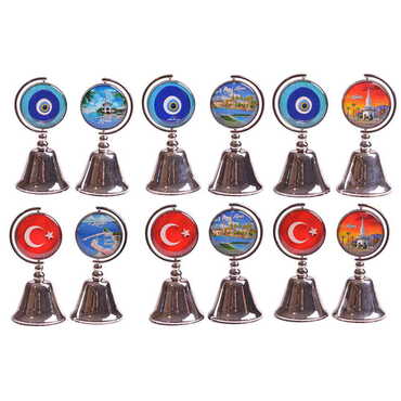 Toptan Kemer Temalı Myros Metal Yuvarlak Çan 44x90 mm - 2