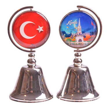 Kemer Themed Collectible Souvenir Metal Bell 44x90 mm - 8