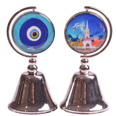 Kemer Themed Collectible Souvenir Metal Bell 44x90 mm - 11