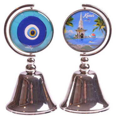 Kemer Themed Collectible Souvenir Metal Bell 44x90 mm - 12