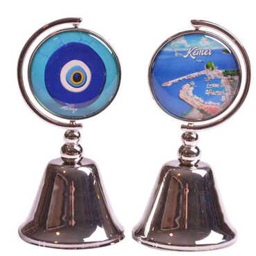 Kemer Themed Collectible Souvenir Metal Bell 44x90 mm - 13