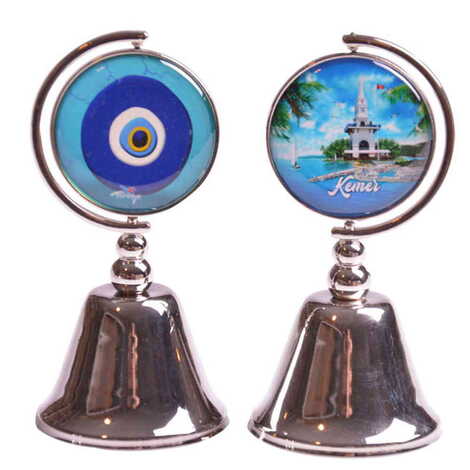 Kemer Themed Collectible Souvenir Metal Bell 44x90 mm - 14