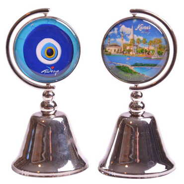 Kemer Themed Collectible Souvenir Metal Bell 44x90 mm - 16