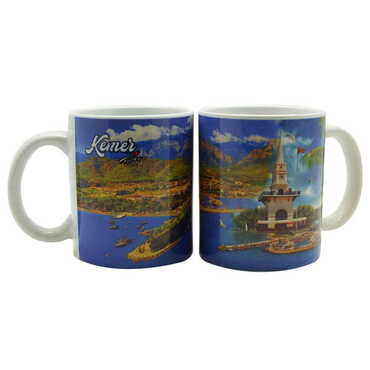 Kemer Themed Customised Porcelain Souvenir Travel Mug 80x95 mm - 5