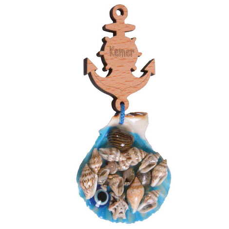 Kemer Themed Customised Sea Shell Souvenir Fridge Magnet - 8