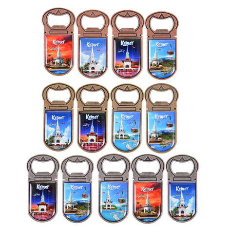 Kemer Themed Customizable Metal Magnetic Bottle Opener 40x95 mm - 3