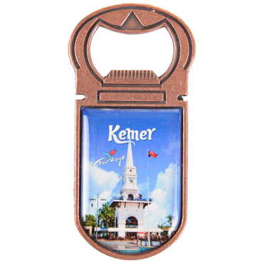 Kemer Themed Customizable Metal Magnetic Bottle Opener 40x95 mm - 7