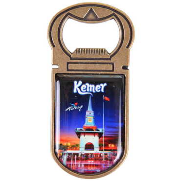 Kemer Themed Customizable Metal Magnetic Bottle Opener 40x95 mm - 8