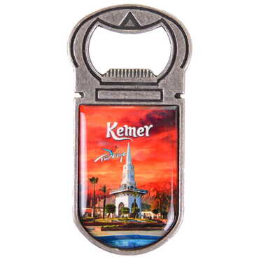 Kemer Themed Customizable Metal Magnetic Bottle Opener 40x95 mm - 9