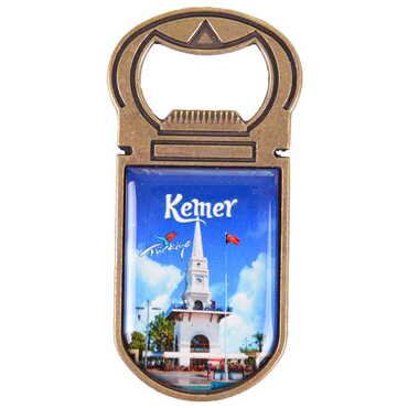 Kemer Themed Customizable Metal Magnetic Bottle Opener 40x95 mm - 11