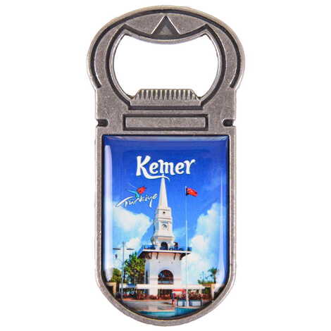 Kemer Themed Customizable Metal Magnetic Bottle Opener 40x95 mm - 13