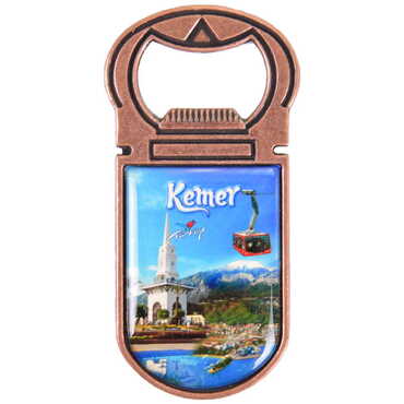 Kemer Themed Customizable Metal Magnetic Bottle Opener 40x95 mm - 14