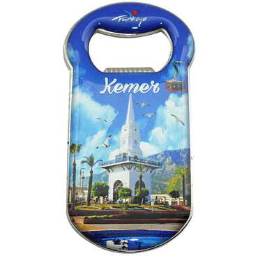 Kemer Themed Customizable Metal Magnetic Bottle Opener 90x45 mm - 4